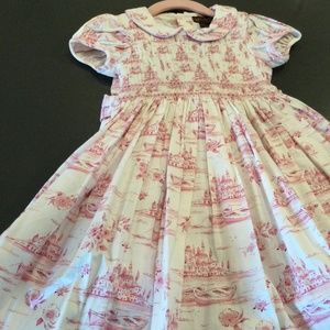 Girls smocked Fleurisse dress